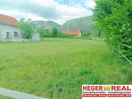 sonniger BAUGRUND am FUßE der HOHEN WAND - NATUR pur