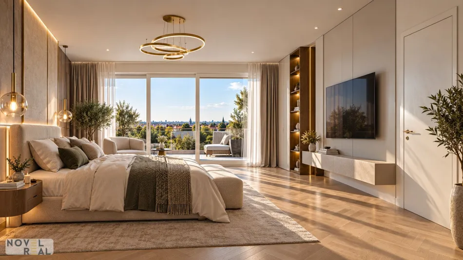ATEMBERAUBENDE DACHGESCHOSSWOHNUNG MIT DREI TERRASSEN UND TRAUMHAFTEN FERNBLICK IN TOPLAGE - Bild