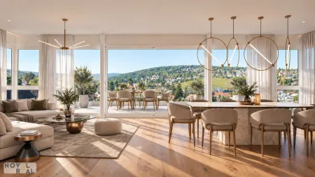 ATEMBERAUBENDE DACHGESCHOSSWOHNUNG MIT DREI TERRASSEN UND TRAUMHAFTEN FERNBLICK IN TOPLAGE