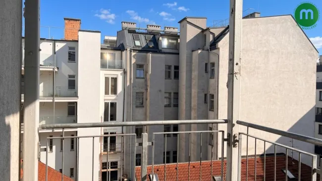 Blick vom Balkon