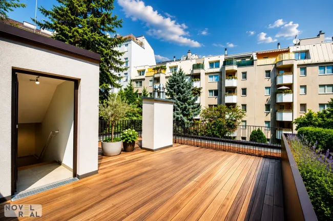 Einzigartiges Townhouse mit Garten und großer Dachterrasse in Top Lage des 6. Bezirks - Bild