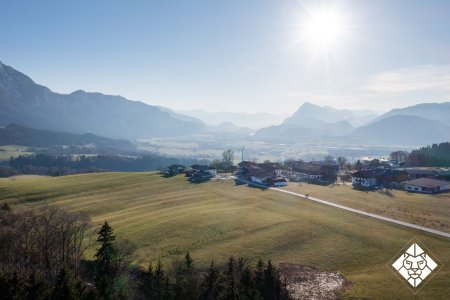 Gewidmetes Gewerbegrundstück am Niederndorferberg mit Panoramablick