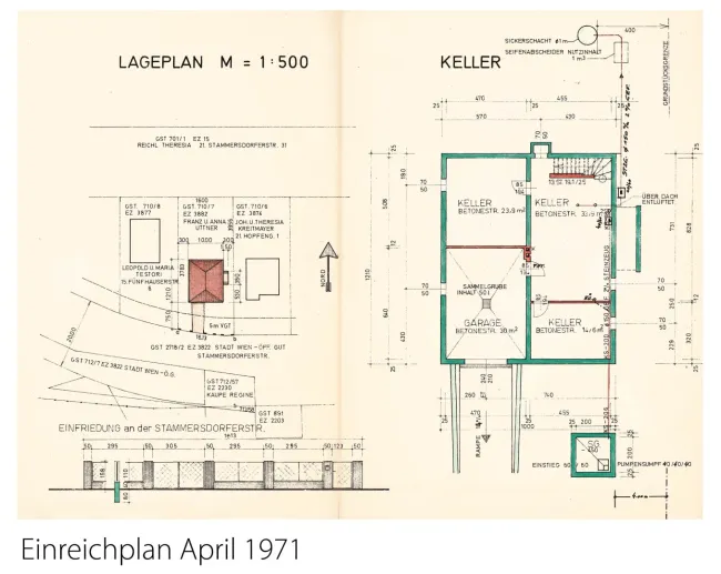 Einreichplan April 1971