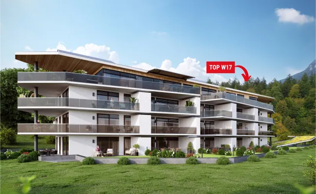 Premium Südost-Penthouse mit 152 m² Panoramaterrasse – Naturresidenz Kaiseraufstieg - Bild
