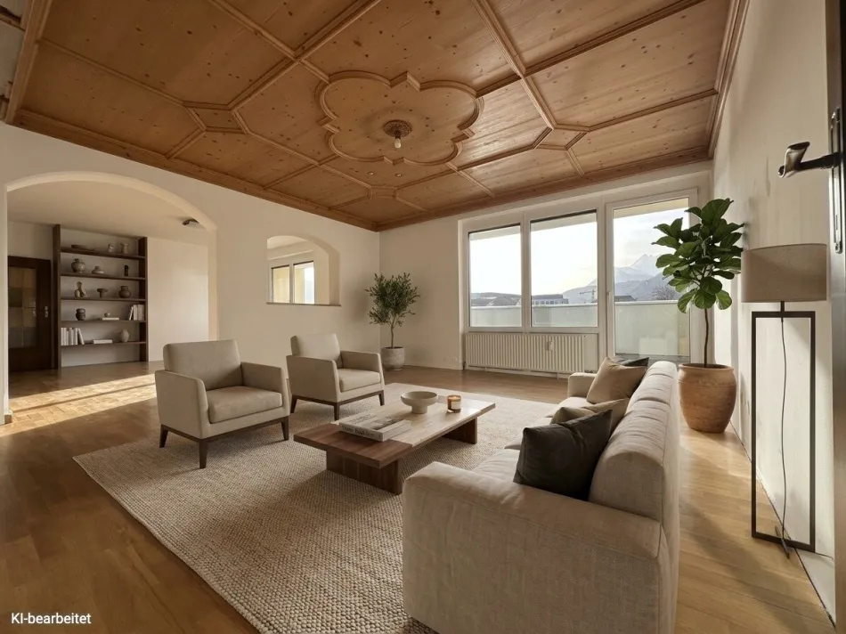 80,40 m² zum Leben. 3 Zimmer. 2 Balkone. - Bild