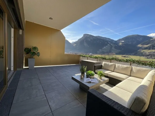 Terrasse im Dachgeschoss