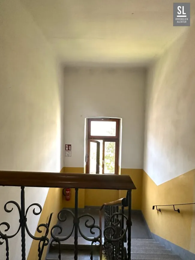 Blick in das Stiegenhaus