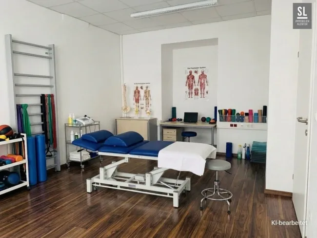 Raum 2 als Physiotherapieraum, KI generiert