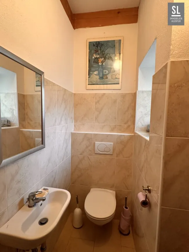 Toilette im EG