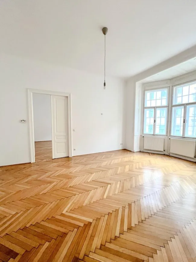 sommerangebot: 50 % weniger Provision bis 31.08.2026 Stilvolle 4- Zimmer Wohnung, im wunderschönen Stilaltbau, 3. Bezirk - Balkon Errichtung möglich! - Titelbild