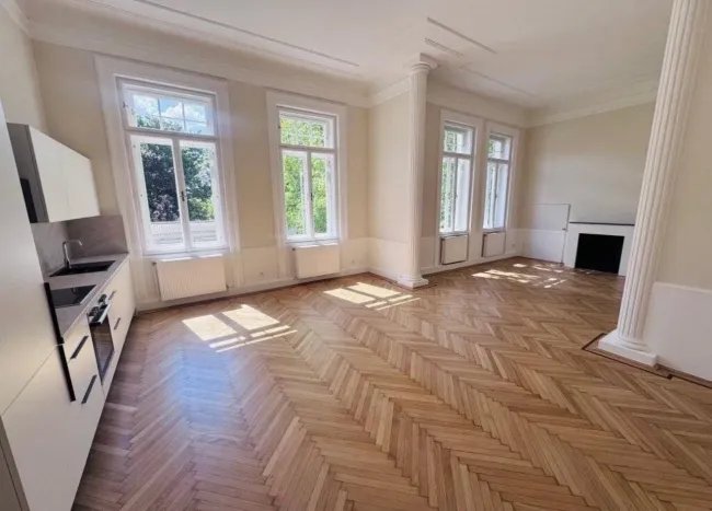 Die ersten 3 Monate mietfrei! - Stilvolle Altbauwohnung - 4 Zimmer - in Bestlage des 4. Bezirkes, Nähe Belvedere und Karlskirche - Bild