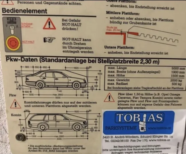 Garagenstellplatz in 1040 Wien zu mieten - Margaretenstraße - Bild