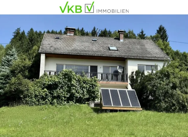 SCHLÜßLBERG | STRAßFELD: Idyllisches Zweifamilienhaus mit großzügigem, sonnigem Garten und beeindruckendem Fernblick! - Bild