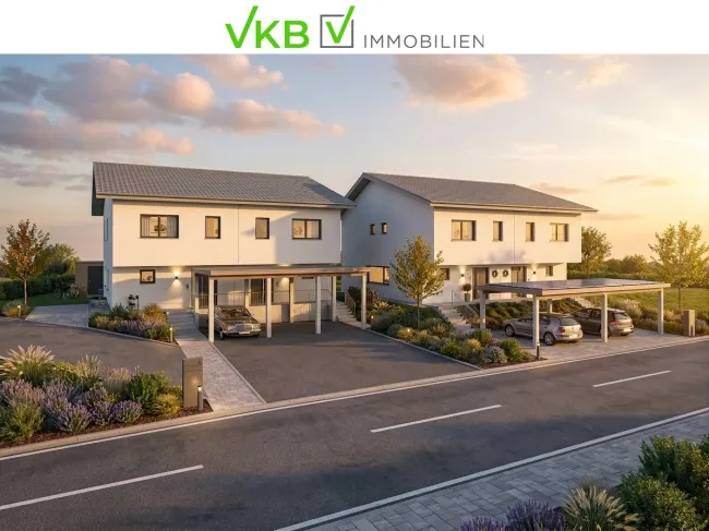 Moderne Neubau-Doppelhaushälfte in ruhiger Naturlage – Ihr neues Zuhause für Ihre Familie in Umsetzung - Baubeginn bereits erfolgt! - Titelbild