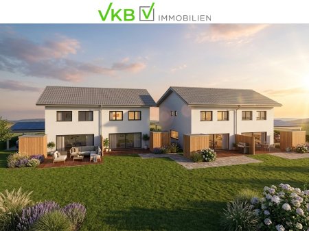 Moderne Neubau-Doppelhaushälfte in ruhiger Naturlage – Ihr neues Zuhause für Ihre Familie in Umsetzung - Baubeginn bereits erfolgt!