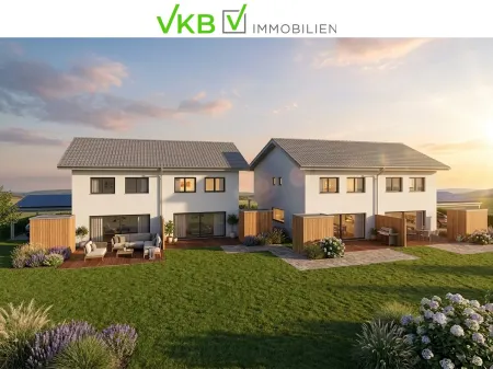 Moderne Neubau-Doppelhaushälfte in ruhiger Naturlage – Ihr neues Zuhause für Ihre Familie in Umsetzung - Baubeginn bereits erfolgt!