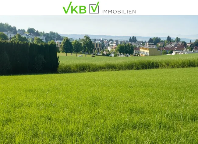 Exklusives Baugrundstück mit traumhafter Aussicht in Leonding/Berg - Titelbild