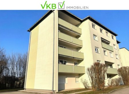 Enns: Modern sanierte 3-Zimmer-Wohnung mit Loggia in ruhiger Sackgassenlage