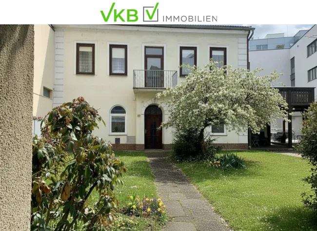 Historisches Stadthaus mit Garten und Entwicklungspotenzial im Zentrum Wels! - Titelbild