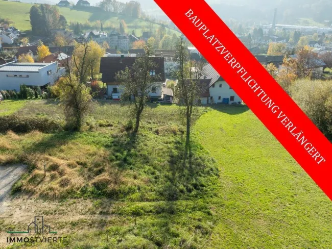 Großes Grundstück in bester Aussichtslage in Scheibbs!! PROVISIONSFREI! - Bild