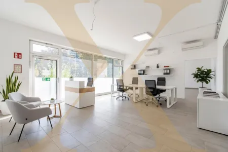 Bsp. Büro - Visualisierung – Einrichtung mittels KI ergänzt