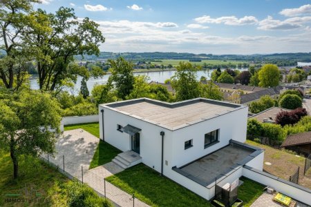 Einzigartige Neubauvilla mit Pool und herrlichen Donaublick!