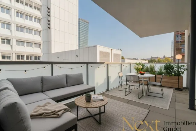 Balkon I (KI möbliert)