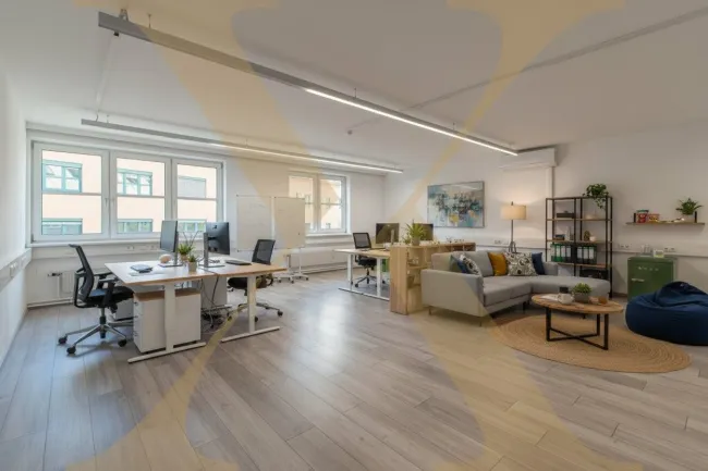 Büro I | Visualisierung – Einrichtung mittels KI ergänzt