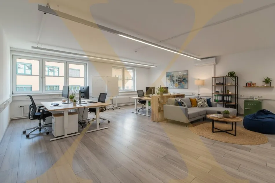 Büro I | Visualisierung – Einrichtung mittels KI ergänzt