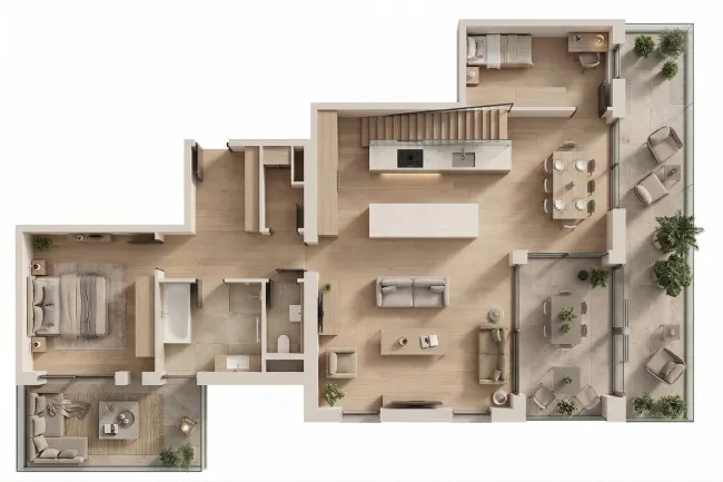 3D-Grundriss