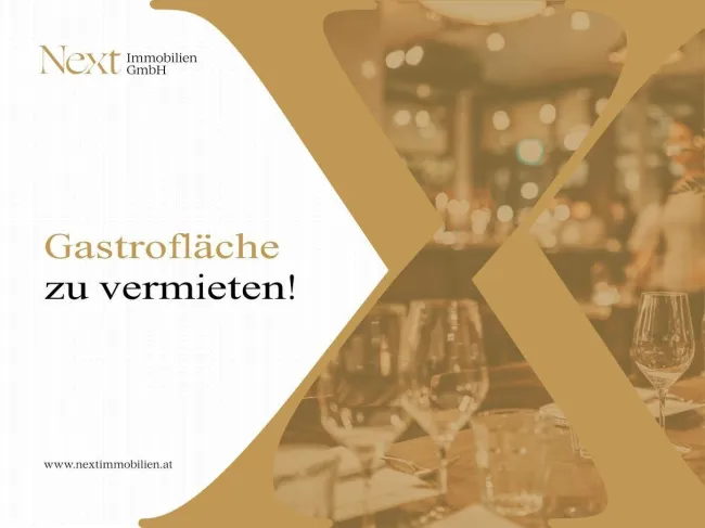 Moderne Gastrofläche - Neubau - mit einladendem Gastgarten im Herzen von Traun zu vermieten! - Titelbild