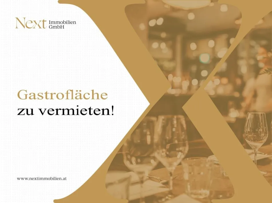 Moderne Gastrofläche - Neubau - mit einladendem Gastgarten im Herzen von Traun zu vermieten! - Titelbild