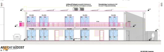 Erstbezug, 68m² WFL, 30m² Wohnküche, SZ, PKW-Stellplatz optional - Bild