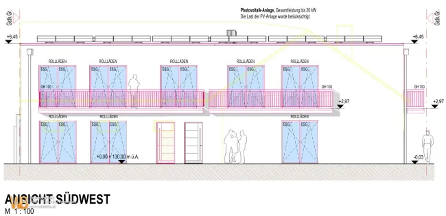 Erstbezug Südwest-Ausrichtung, 85m² WFL + Balkon 9m², 24m² WZ mit offener Küche & 3 Zimmer, 60m² PKW-Stellplatz - Bild