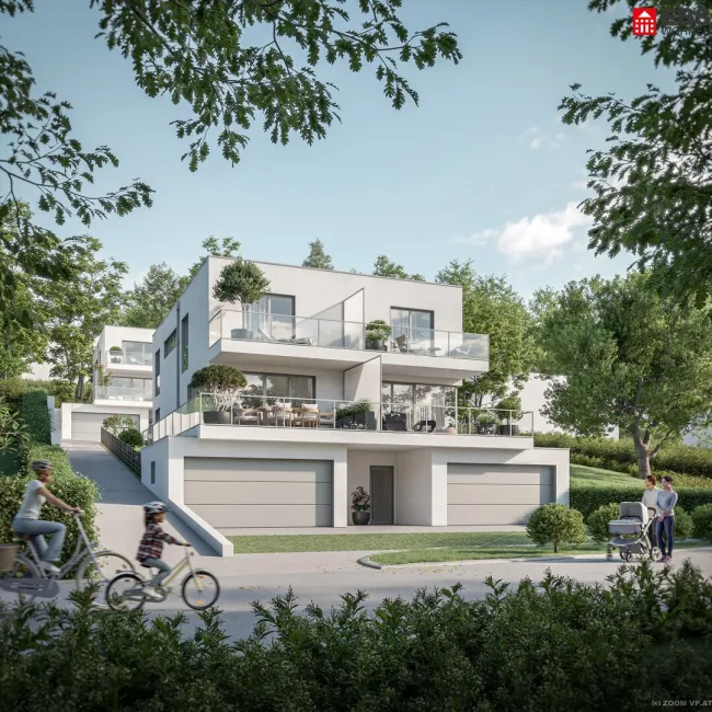 Gaumbergterrassen Zufahrt