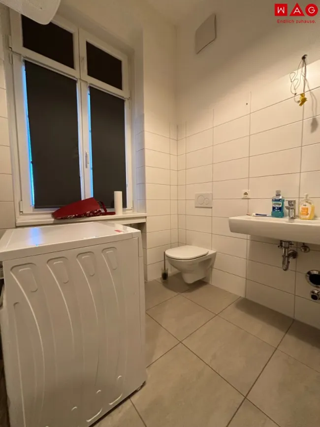 Badezimmer mit Badewanne