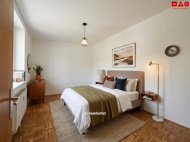 KI generiertes Schlafzimmer