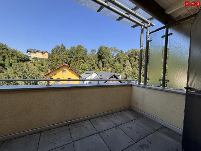 Loggia mit Ausblick