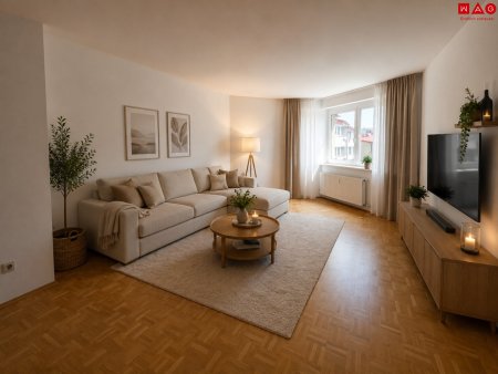 KI generiertes Wohnzimmer