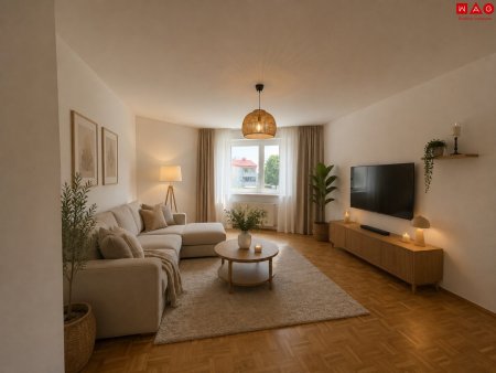 KI generiertes Wohnzimmer