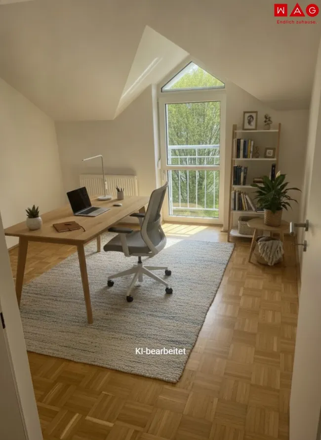 KI generiertes Wohnzimmer