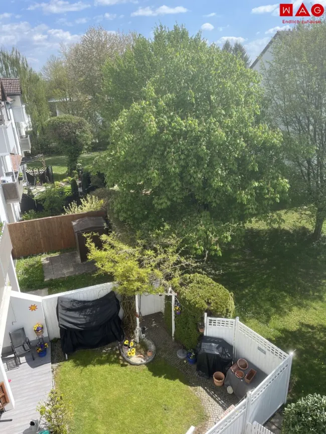 Aussicht vom Balkon