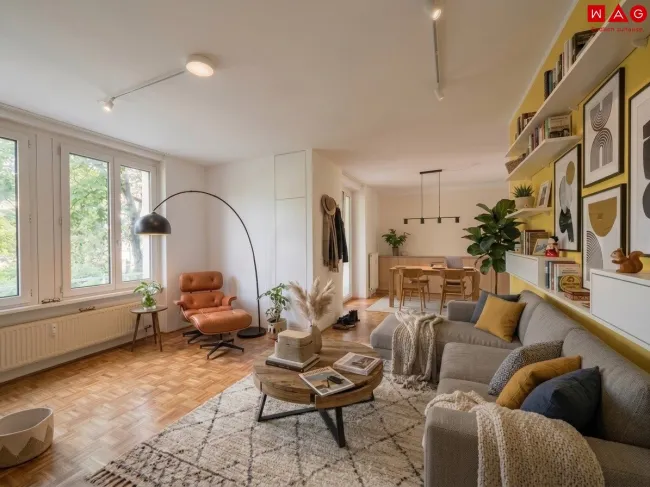 Wohnzimmer KI bearbeitet