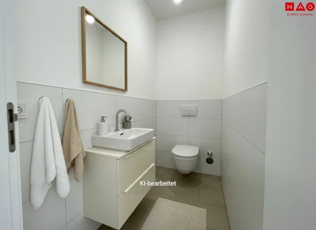 Möblierungsvorschlag WC KI generiert