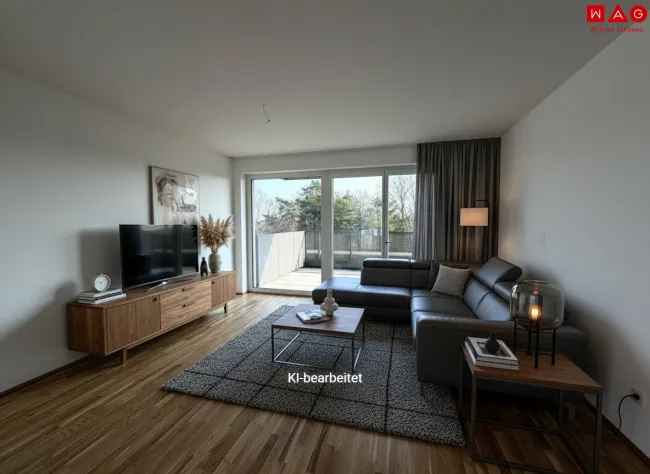 Möblierungsvorschlag Wohnzimmer KI generiert