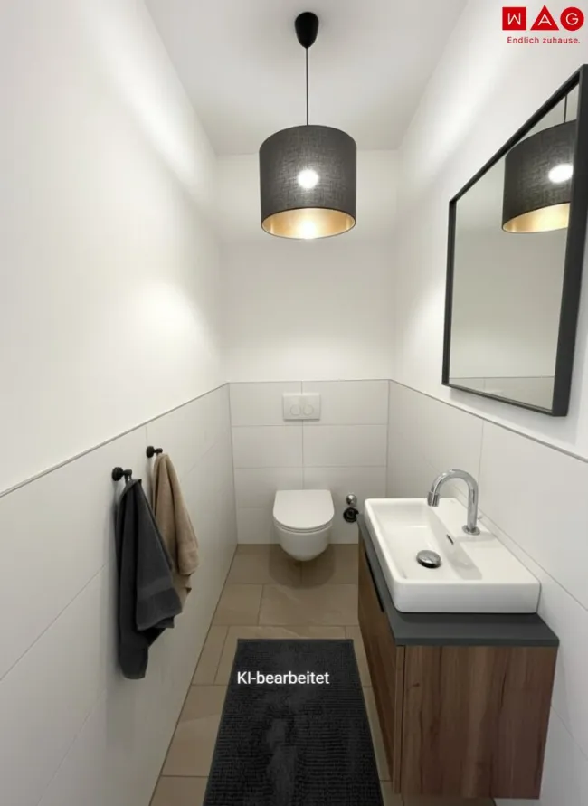 Möblierungsvorschlag WC KI generiert