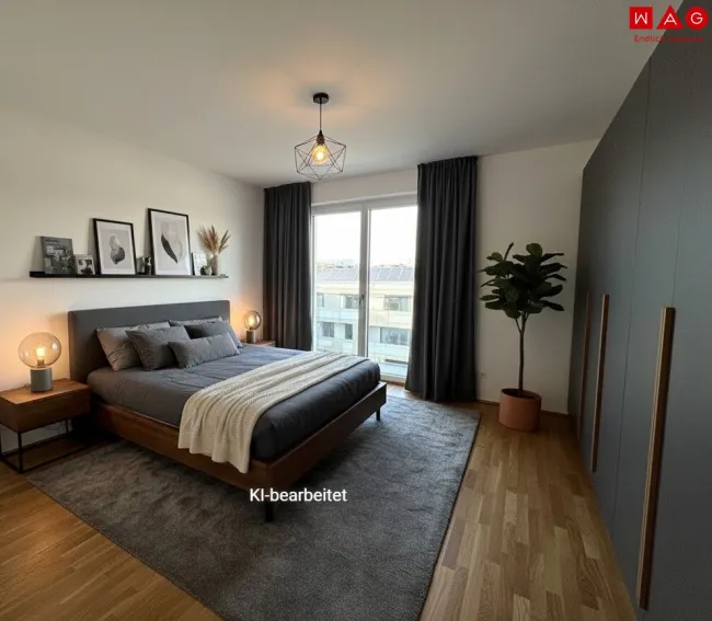 Möblierungsvorschlag Schlafzimmer KI generiert