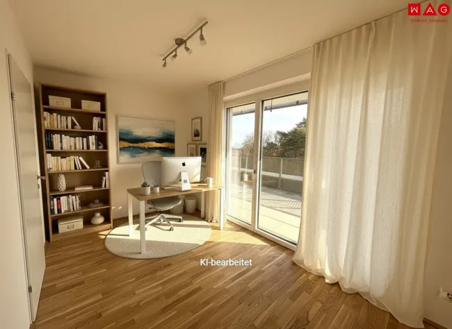 Möblierungsvorschlag Homeoffice KI generiert