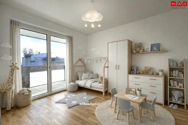Möblierungsvorschlag Wohnzimmer KI generiert