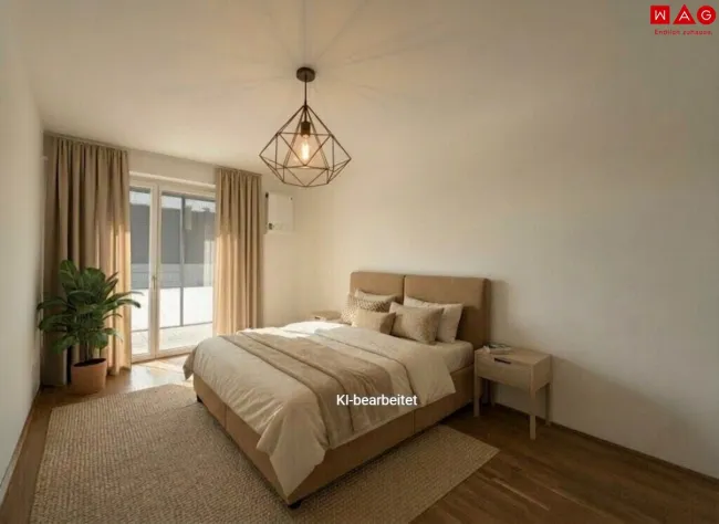 Möblierungsvorschlag Schlafzimmer KI generiert